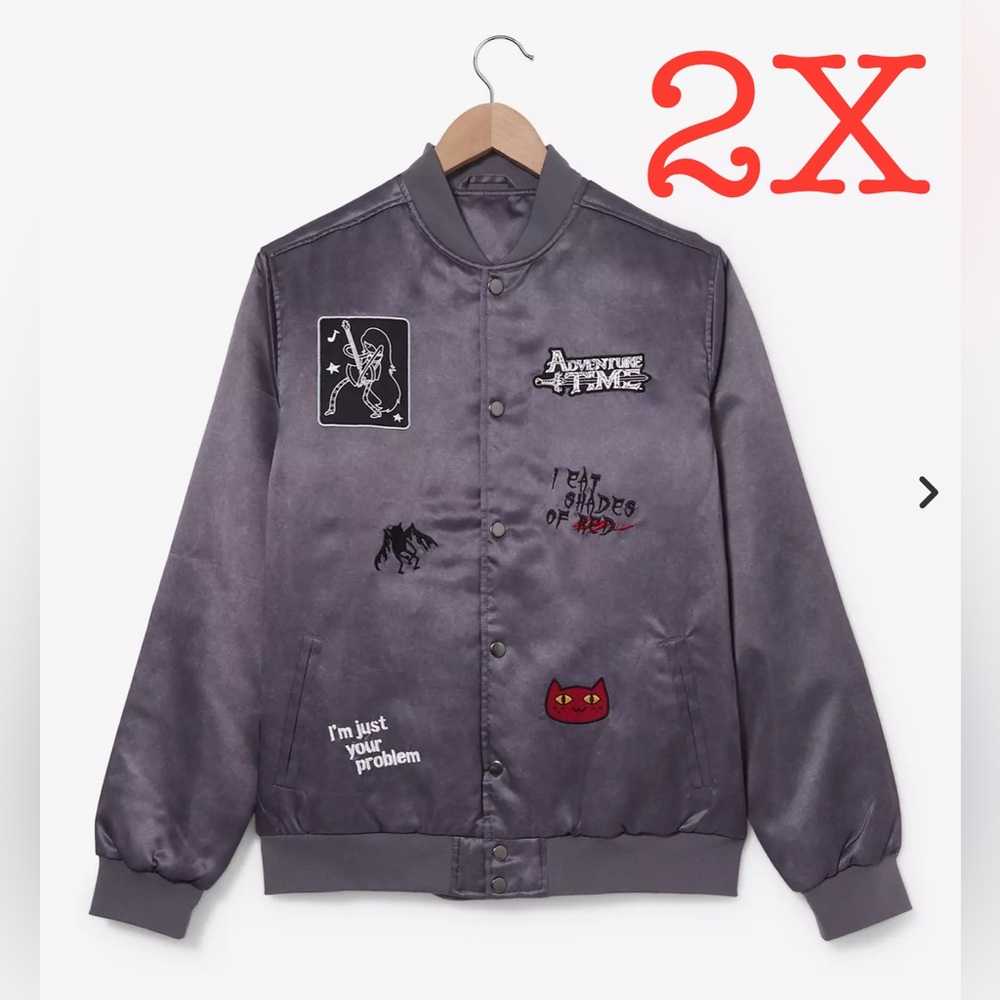 2X Adventure Time Marceline Icons Bomber Jacket